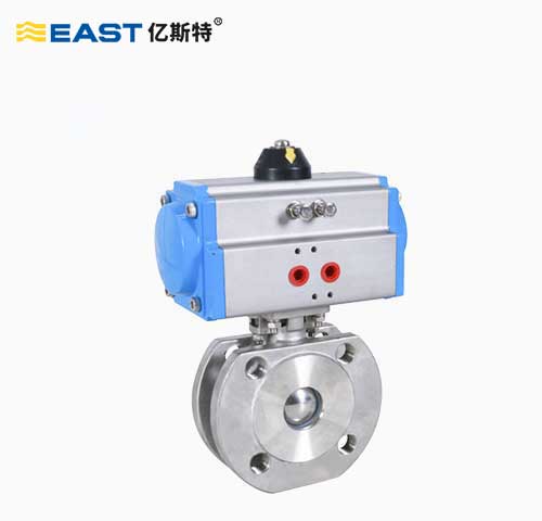  E302不銹鋼氣動(dòng)球閥（對(duì)夾）